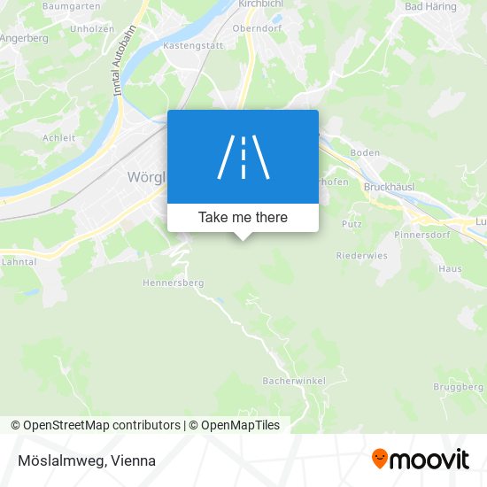 Möslalmweg map