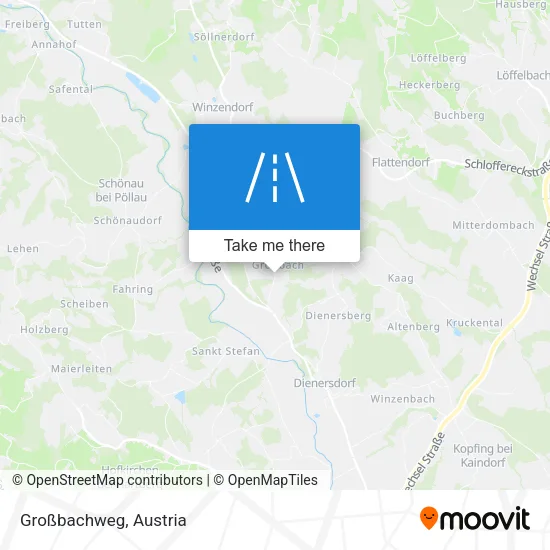Großbachweg map