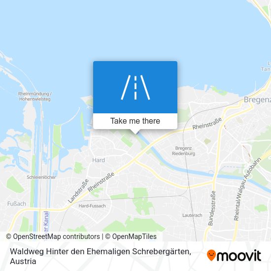 Waldweg Hinter den Ehemaligen Schrebergärten map
