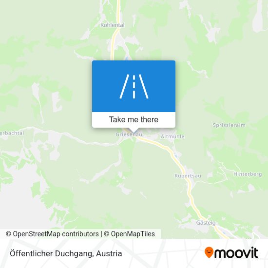 Öffentlicher Duchgang map