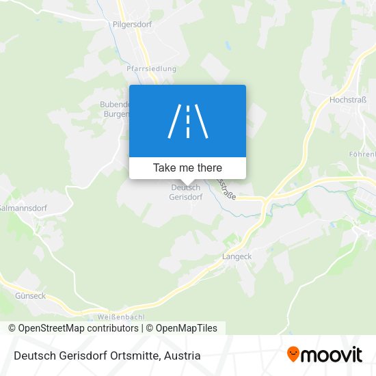 Deutsch Gerisdorf Ortsmitte map