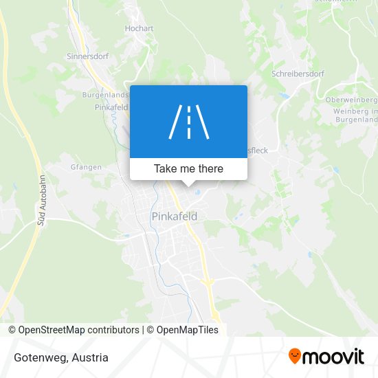 Gotenweg map