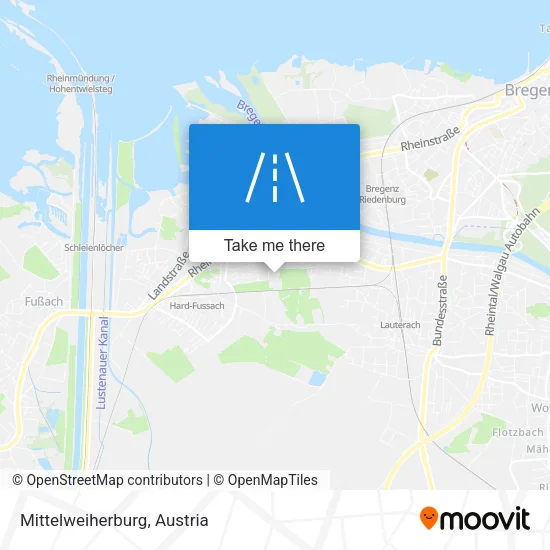 Mittelweiherburg map