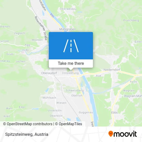 Spitzsteinweg map