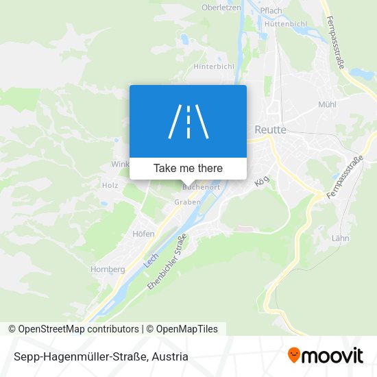 Sepp-Hagenmüller-Straße map