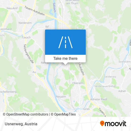 Usnerweg map