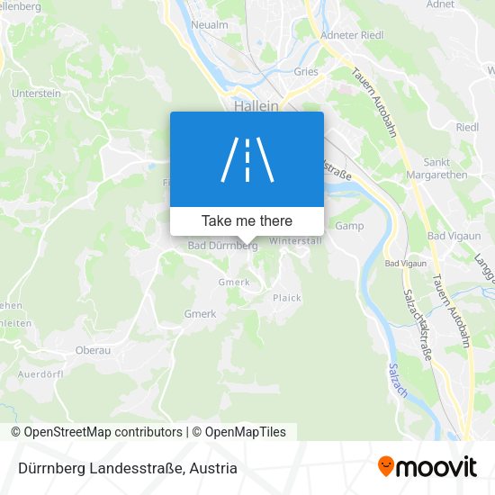 Dürrnberg Landesstraße map