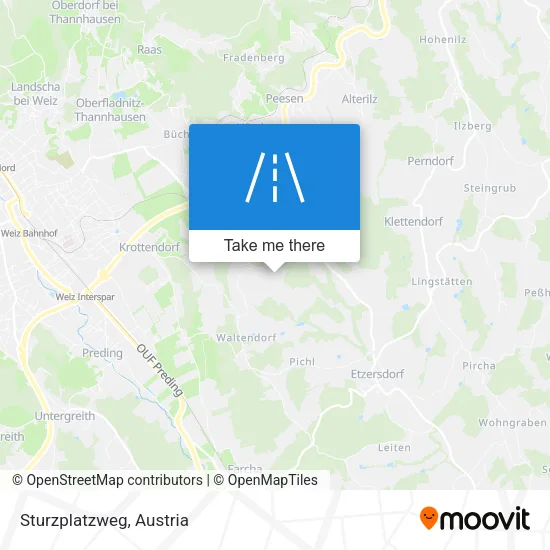 Sturzplatzweg map