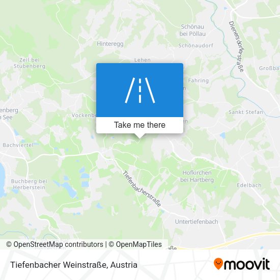 Tiefenbacher Weinstraße map