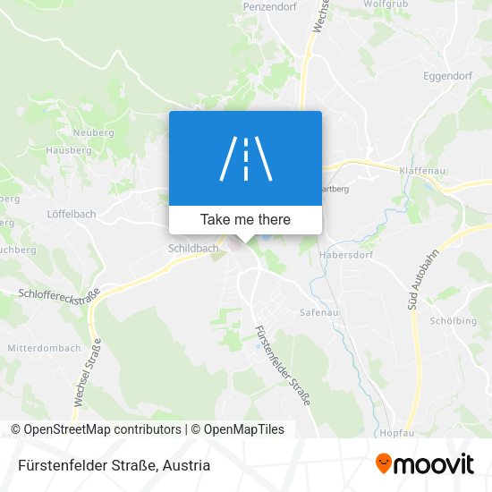 Fürstenfelder Straße map