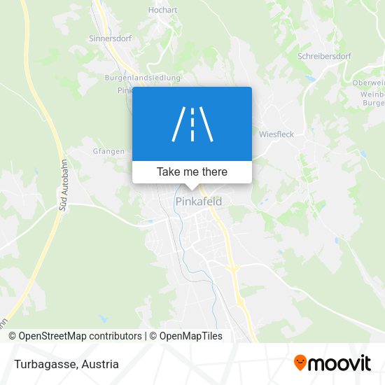 Turbagasse map