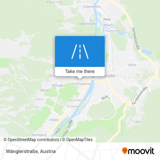 Wänglerstraße map