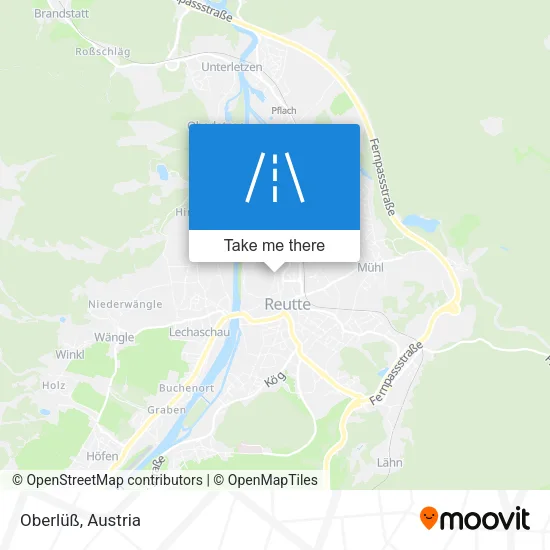 Oberlüß map