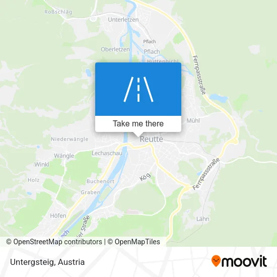 Untergsteig map