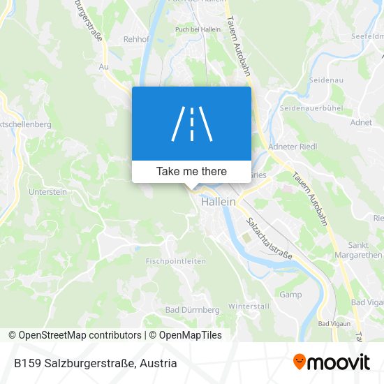 B159 Salzburgerstraße map