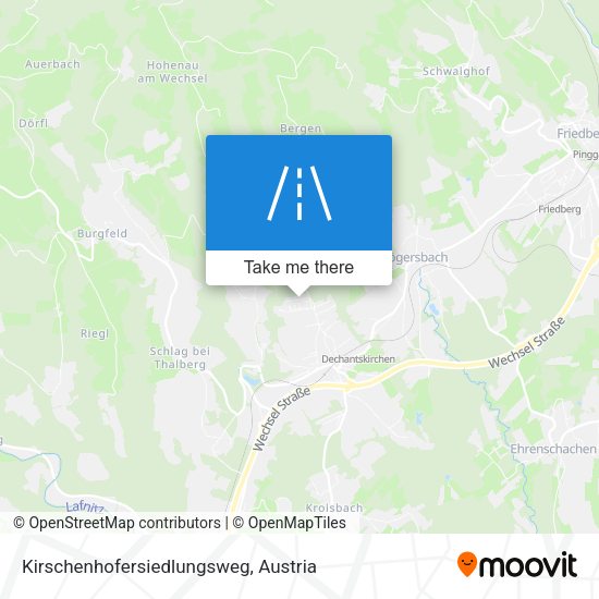 Kirschenhofersiedlungsweg map