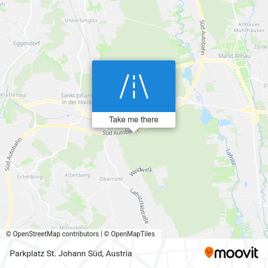 Parkplatz St. Johann Süd map