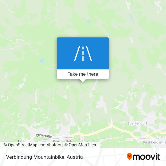 Verbindung Mountainbike map