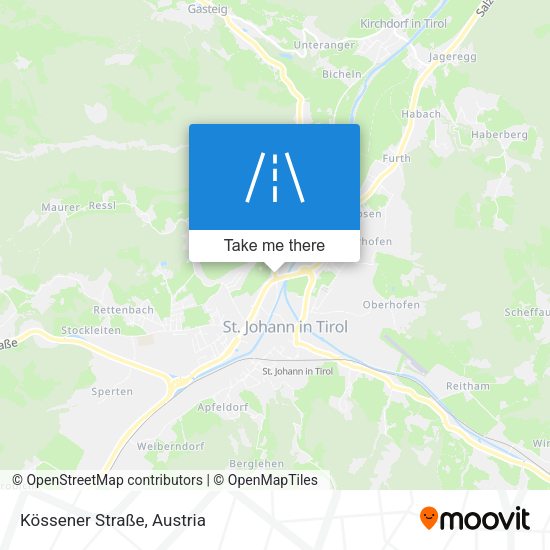 Kössener Straße map