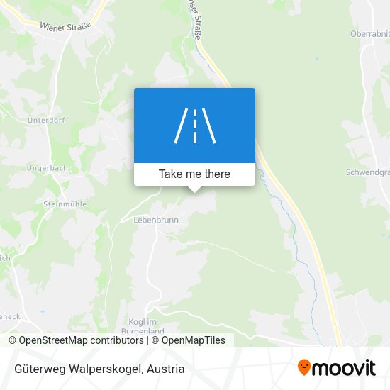 Güterweg Walperskogel map
