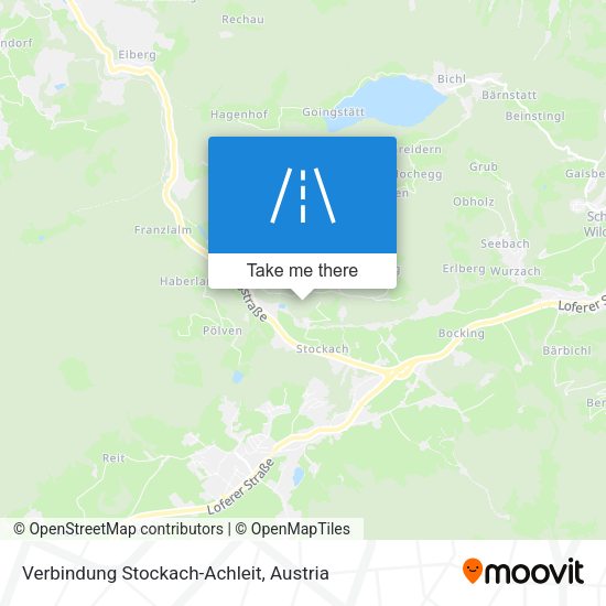 Verbindung Stockach-Achleit map