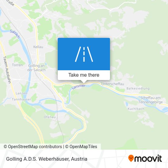 Golling A.D.S. Weberhäuser map