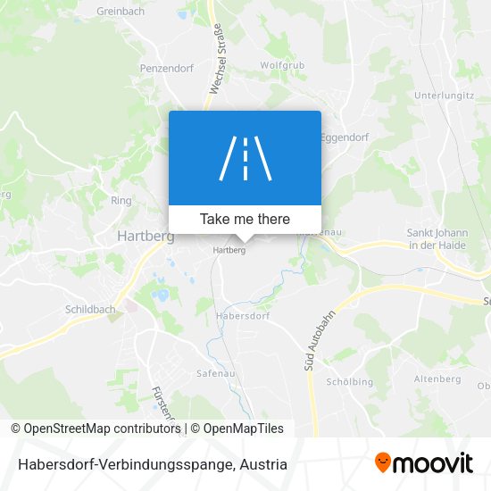 Habersdorf-Verbindungsspange map