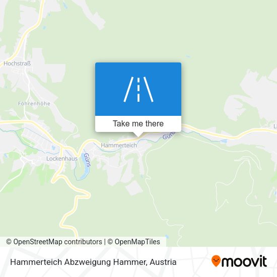 Hammerteich Abzweigung Hammer map