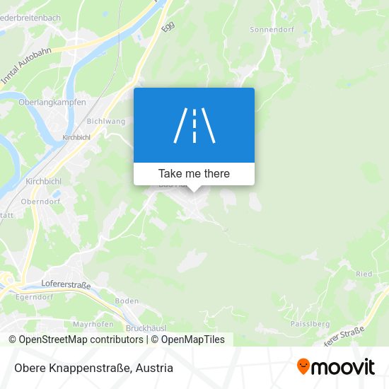 Obere Knappenstraße map