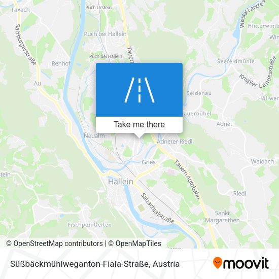 Süßbäckmühlweganton-Fiala-Straße map