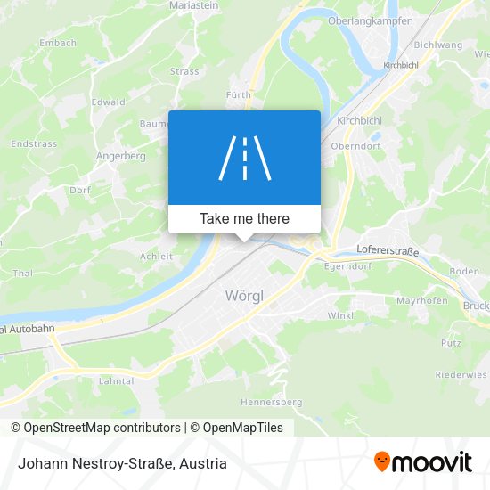 Johann Nestroy-Straße map