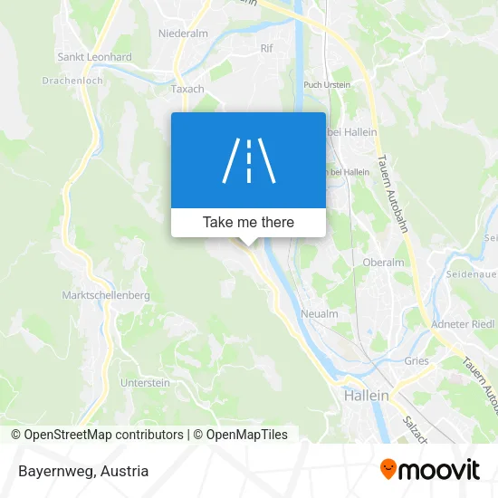 Bayernweg map