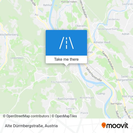 Alte Dürrnbergstraße map
