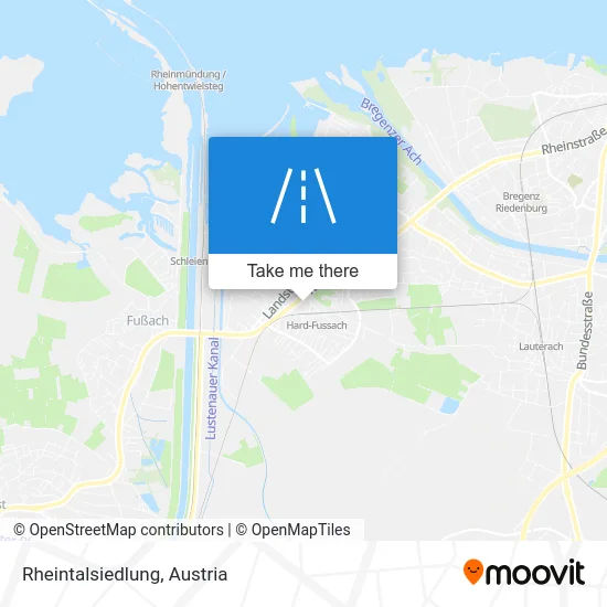 Rheintalsiedlung map