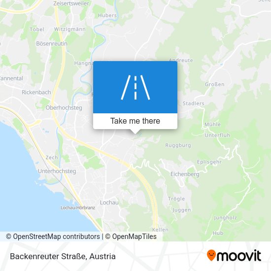 Backenreuter Straße map