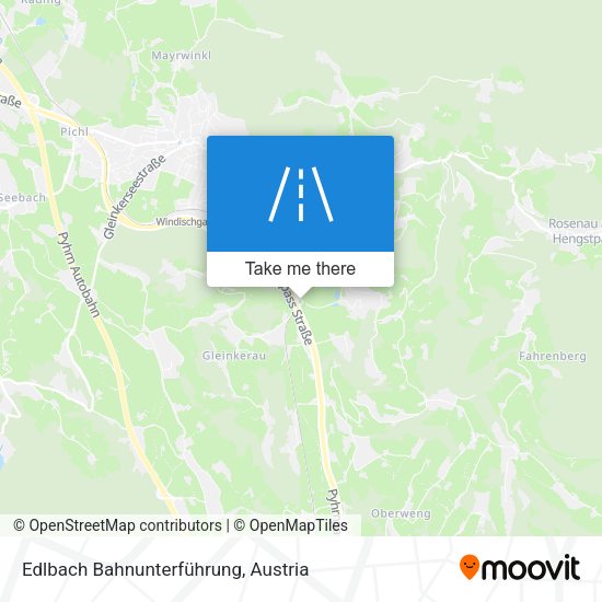 Edlbach Bahnunterführung map
