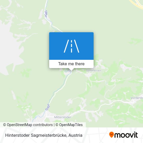 Hinterstoder Sagmeisterbrücke map