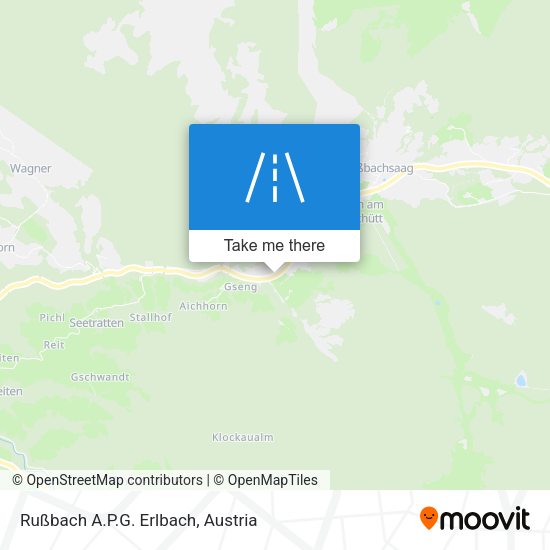 Rußbach A.P.G. Erlbach map