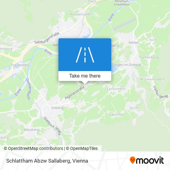 Schlattham Abzw Sallaberg map