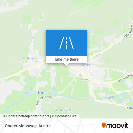 Oberer Moosweg map