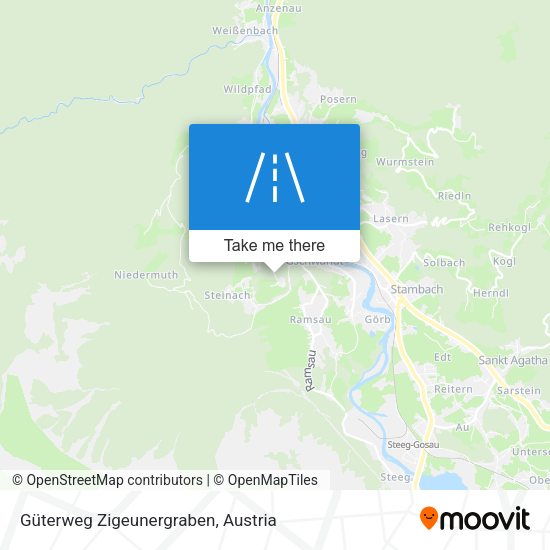 Güterweg Zigeunergraben map