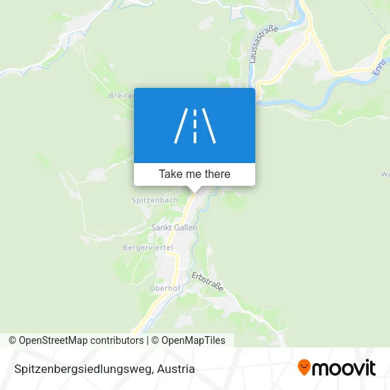 Spitzenbergsiedlungsweg map