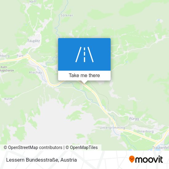 Lessern Bundesstraße map