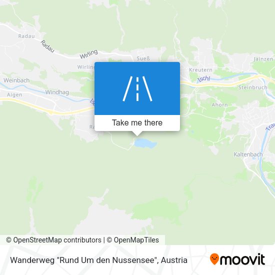 Wanderweg "Rund Um den Nussensee" map