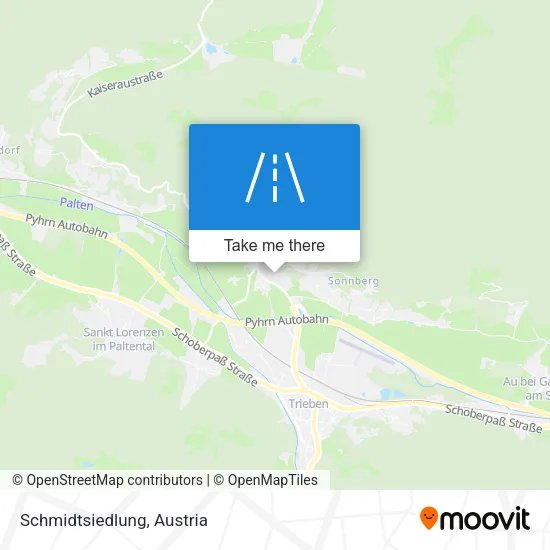 Schmidtsiedlung map