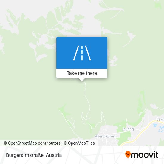 Bürgeralmstraße map