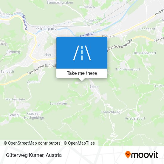 Güterweg Kürner map