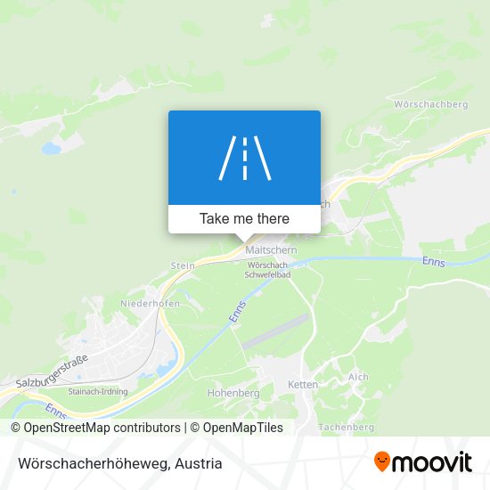 Wörschacherhöheweg map