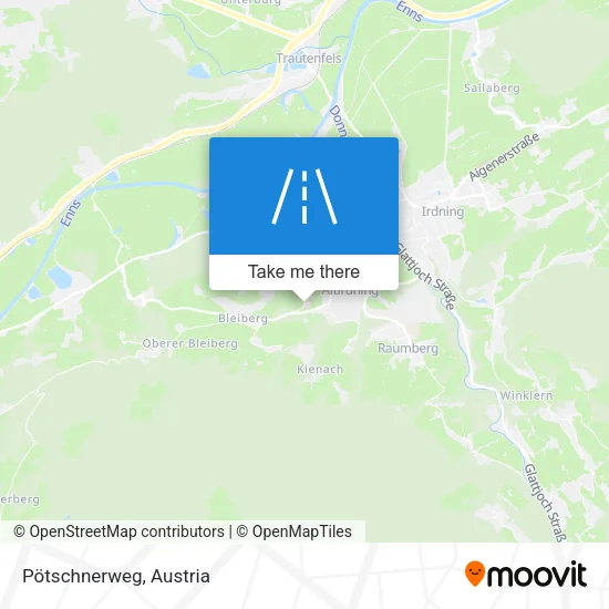 Pötschnerweg map