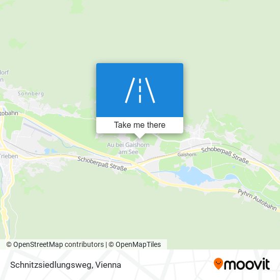 Schnitzsiedlungsweg map